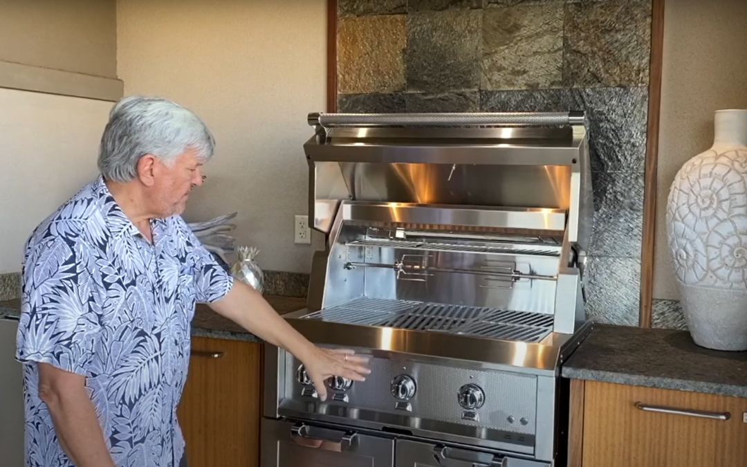 Hestan 36″ Grill Just Installed at Hoolei Maui